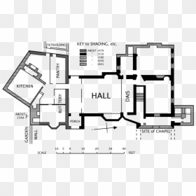 Parts Of A Medieval House, HD Png Download - blue print png