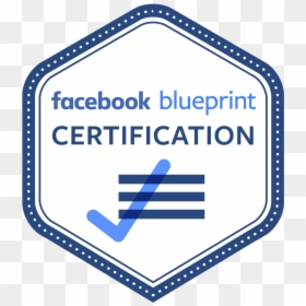 Facebook Blueprint Certification Badge, HD Png Download - blue print png