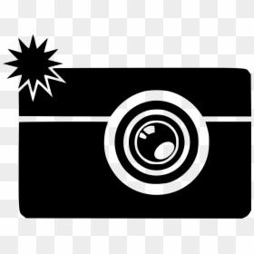 Camera Flashing Icon Png, Transparent Png - camera lens icon png