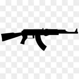 Ak 47 Vector Png, Transparent Png - gold ak47 png