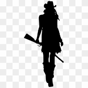 Cowgirl Silhouette Png, Transparent Png - cowgirl silhouette png