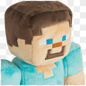 Minecraft Plush Jinx Steve, HD Png Download - minecraft steve head png