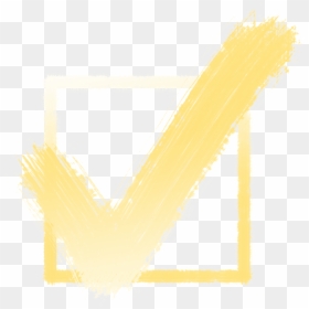 Visual Arts, HD Png Download - yellow check mark png