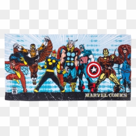 Marvel Loot Crate Towel, HD Png Download - minecraft steve head png