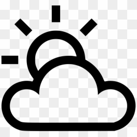 Partly Cloudy Icon Png, Transparent Png - tiger icon png