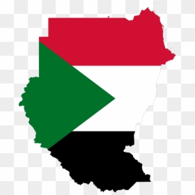 Sudan Flag Map, HD Png Download - saudi arabia flag png