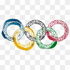 Olympic Rings Creative, HD Png Download - olympic png