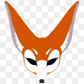 Fox Head Cartoon, HD Png Download - fox face png