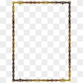 Parallel, HD Png Download - moldura dourada arabescos png