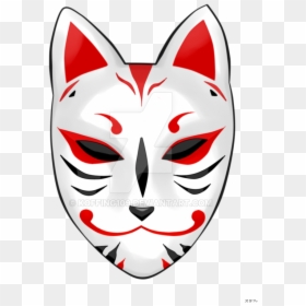 Kitsune Mask Png, Transparent Png - fox face png