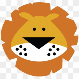 Cartoon Lion Head Clipart, HD Png Download - fox face png