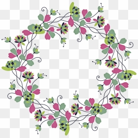 Floral Frame Shabby Chic, HD Png Download - shabby chic png