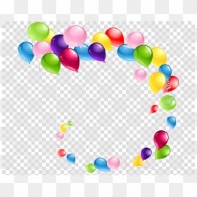 Happy Birthday Balloon Png, Transparent Png - pink balloon png transparent background