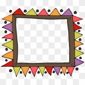 Colorful Doodle Border Png, Transparent Png - doodle frames png