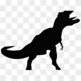 T Rex Dinosaur Silhouette Png, Transparent Png - t rex silhouette png