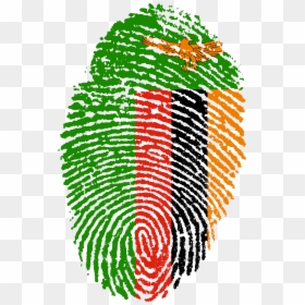 Zambian Flag Fingerprint, HD Png Download - country flags png