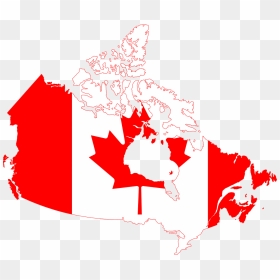 Map Of Canada, HD Png Download - country flags png