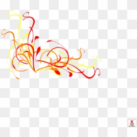 Red And Yellow Swirls, HD Png Download - red swirls png