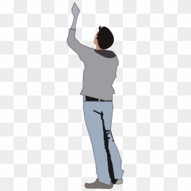 Person Arm Up Png, Transparent Png - person reaching png