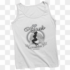 White Tank Top Png, Transparent Png - white tank top png
