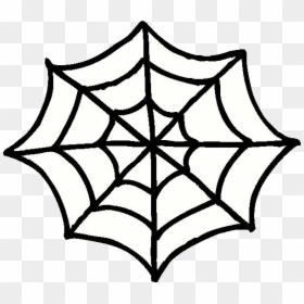 Spider Web Easy To Draw, HD Png Download - spider clipart png