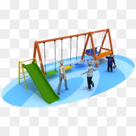 Playground, HD Png Download - swing set png
