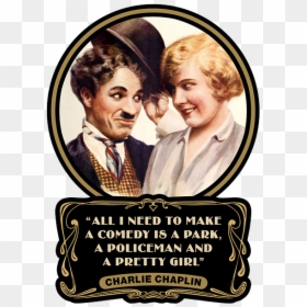 Charlie Chaplin Quotes Of Comedy, HD Png Download - charlie chaplin png