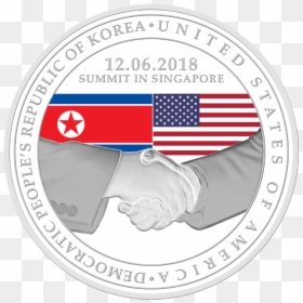 Circle, HD Png Download - north korea flag png