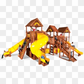 Playground Slide, HD Png Download - swing set png