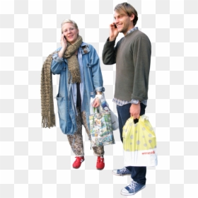 Cut Out People Shopping Png, Transparent Png - pessoas png