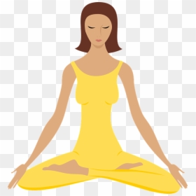 Meditate Clipart, HD Png Download - meditation silhouette png
