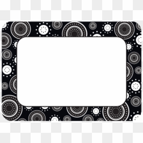 Name Tag Template Black And White, HD Png Download - black labels png