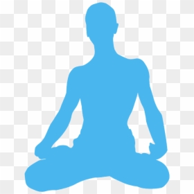 Zen Pose, HD Png Download - meditation silhouette png