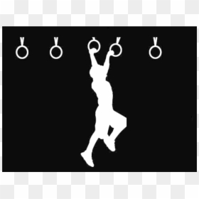 American Ninja Warrior Silhouette, HD Png Download - workout silhouette png