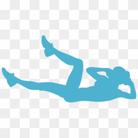 Fitness Women Silhouette, HD Png Download - workout silhouette png