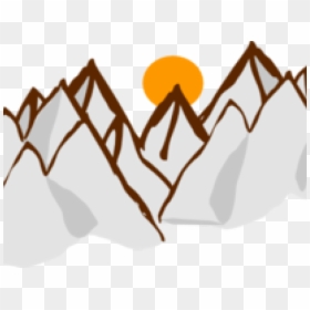 Mountain Ranges Clipart, HD Png Download - sunset clipart png