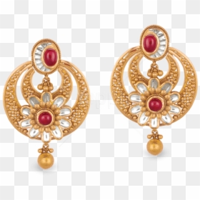 Ear Ring Image Hd, HD Png Download - gold earring png