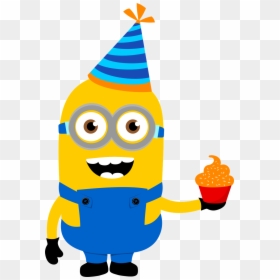 Minion Birthday Clipart, HD Png Download - party hat .png