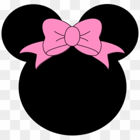 Pink Minnie Mouse Logo, HD Png Download - bow vector png