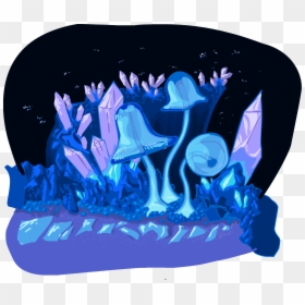 Crystal Shrooms - Illustration, HD Png Download - shrooms png