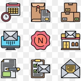 Furniture Icons Top View Png, Transparent Png - mail box png