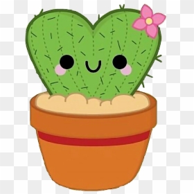 Kaktus Cute, HD Png Download - cartoon cactus png