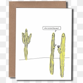 Sketch, HD Png Download - cartoon cactus png