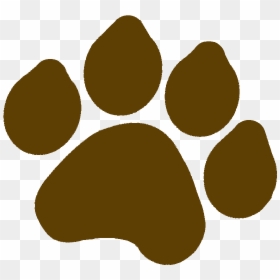 Brown Dog Paw Print, HD Png Download - puppy paw png