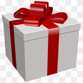 Gift Box Clip Art, HD Png Download - flowing ribbon png