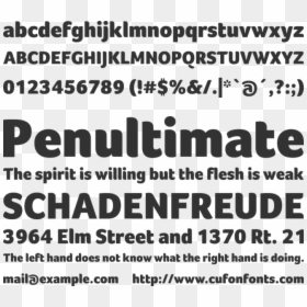 Franklin Gothic Font, HD Png Download - foco png