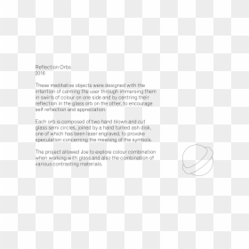 Document, HD Png Download - glass orb png
