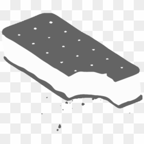 Ice Cream Sandwich Graphic, HD Png Download - corazón png