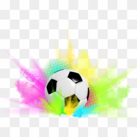 Pelota De Futbol Con Fuego Png, Transparent Png - soccer ball vector png