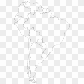 South America Map Svg, HD Png Download - mapa mundi png
